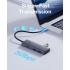 Baseus PortalJoy Series 7-Port Triple-Display HUB Type-C to HDMI4K@60Hz*1+HDMI4K@30Hz*1+VGA*1+USB3.0*1+USB2.0*2+PD*1 - Space Grey